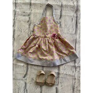 American Girl Chrissa 2009 Polka Dot Sundress + Shoes 18” Doll Outfit With Shoes